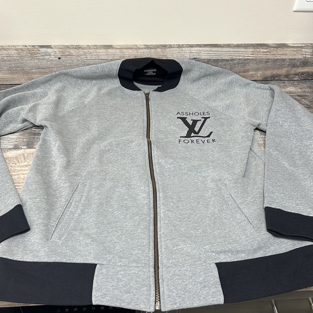 ALF Linda Finegold Zip Up Sweatshirt NWOT (L) LV Louis Vuitton Limited Run